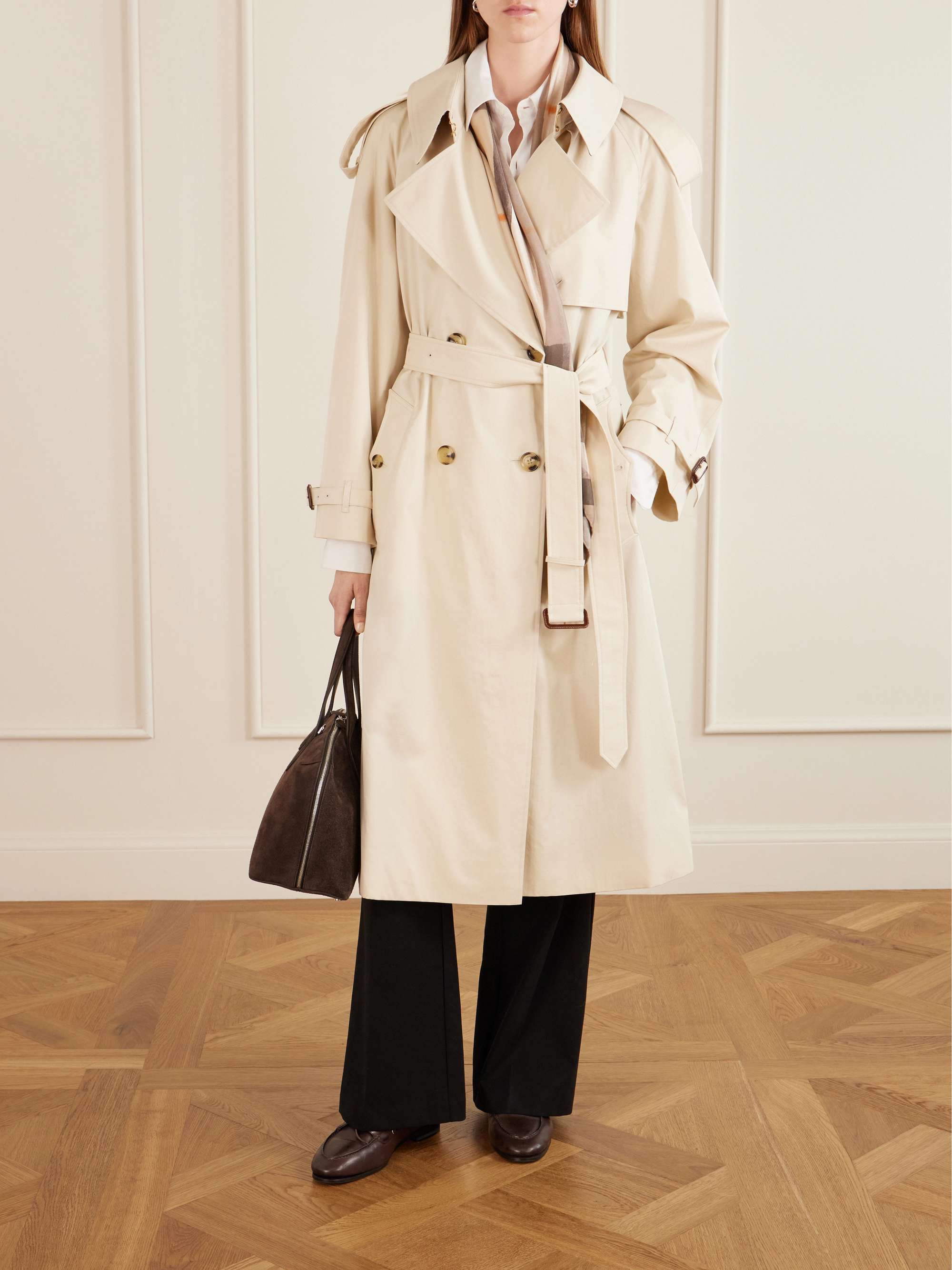 Fitzrovia Belted Cotton-Gabardine Trench Coat