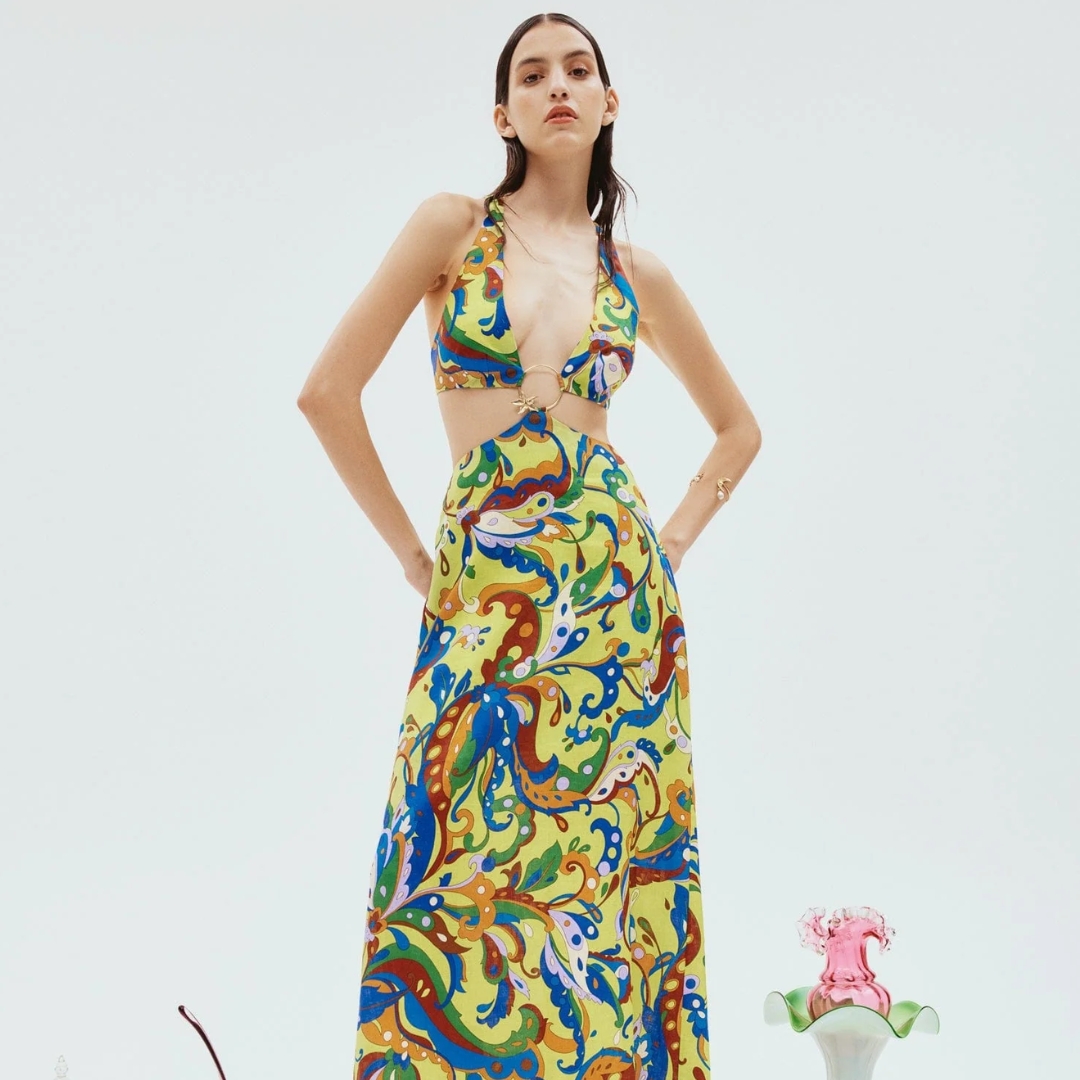 Scarf print dresses