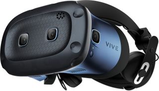 The HTC Vive Cosmos Elite with the new external tracking faceplate.