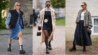 street style influencers showing the best short winter boots