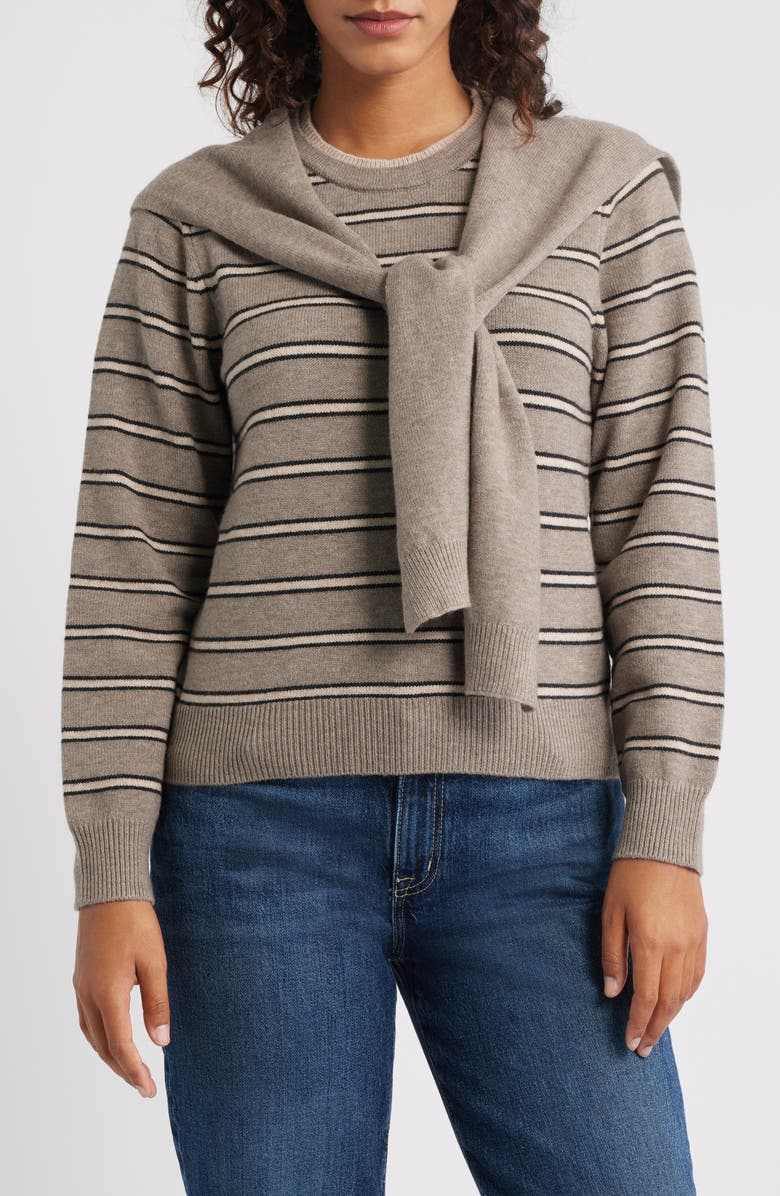 Twofer Tie Sleeve Sweater