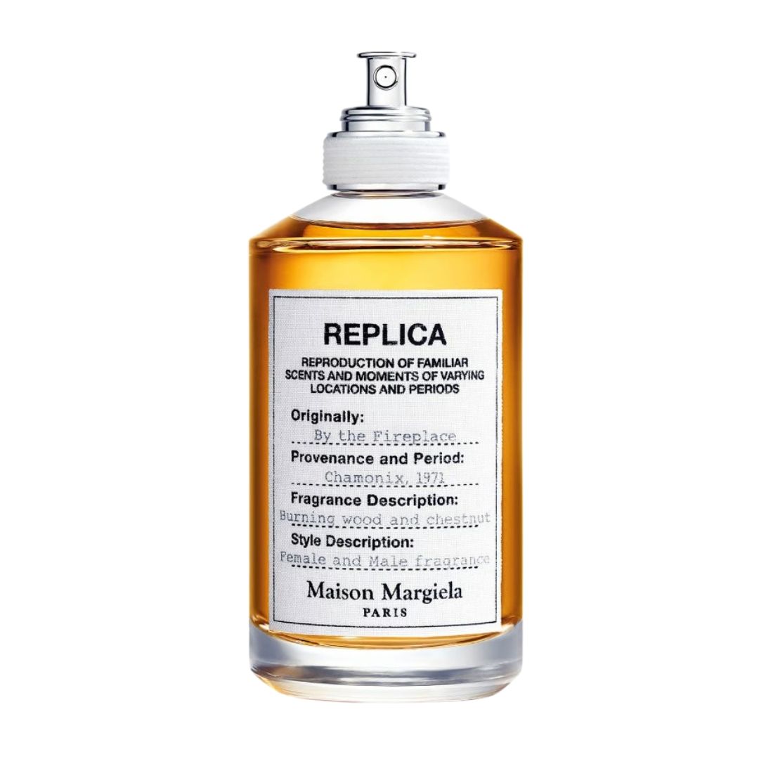 Maison Margiela replica by the fireplace