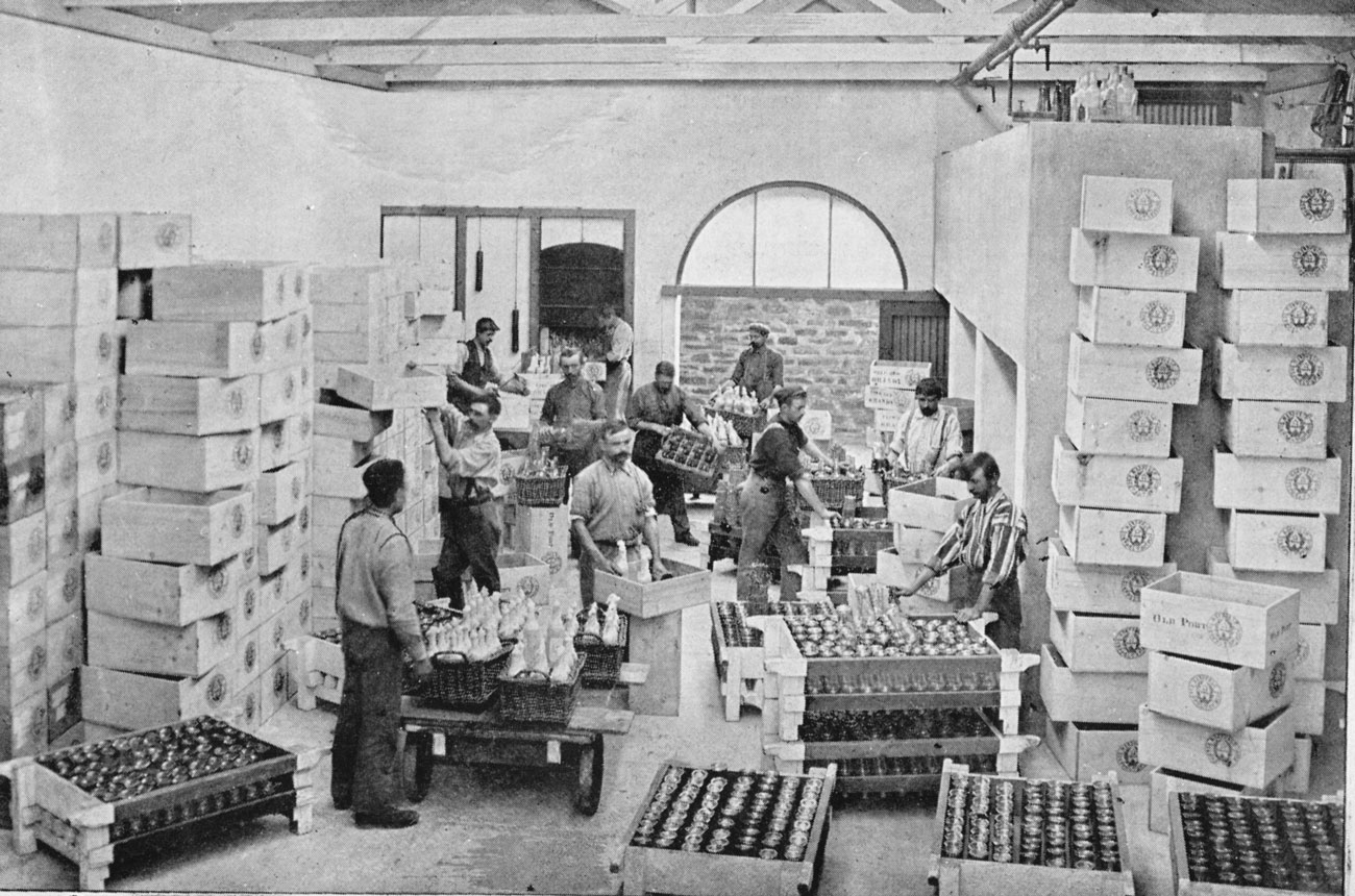 Seppeltsfield bottling hall c.1900