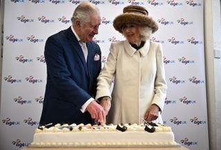 Charles Camilla romantic cake moment