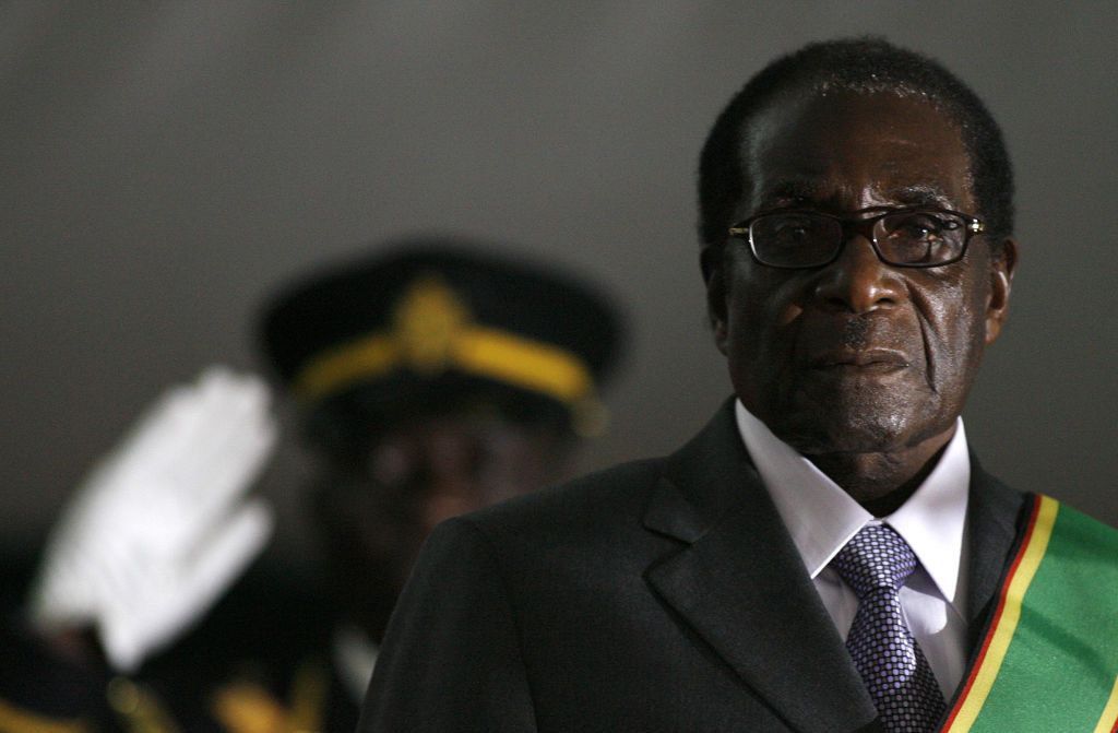 Robert Mugabe in 2008