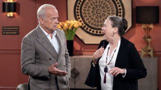 Kelsey Grammer and Harriet Sansom Harris in Paramount+'s Frasier