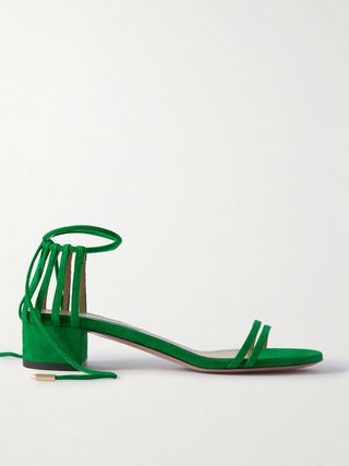 Straight to Heaven Suede Sandals