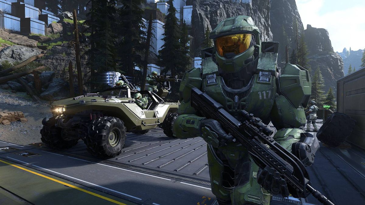 A screenshot from Halo Infinite.