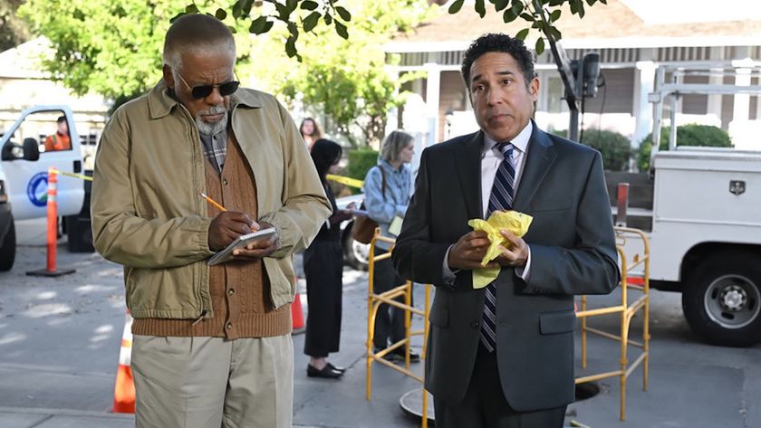 Duane Shepard Sr. and Oscar Nunez in The Paper