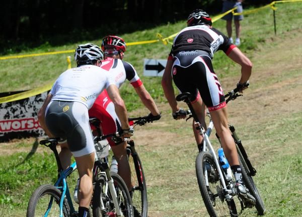 Ryan Trebon (LTS Felt) attacks the leaders