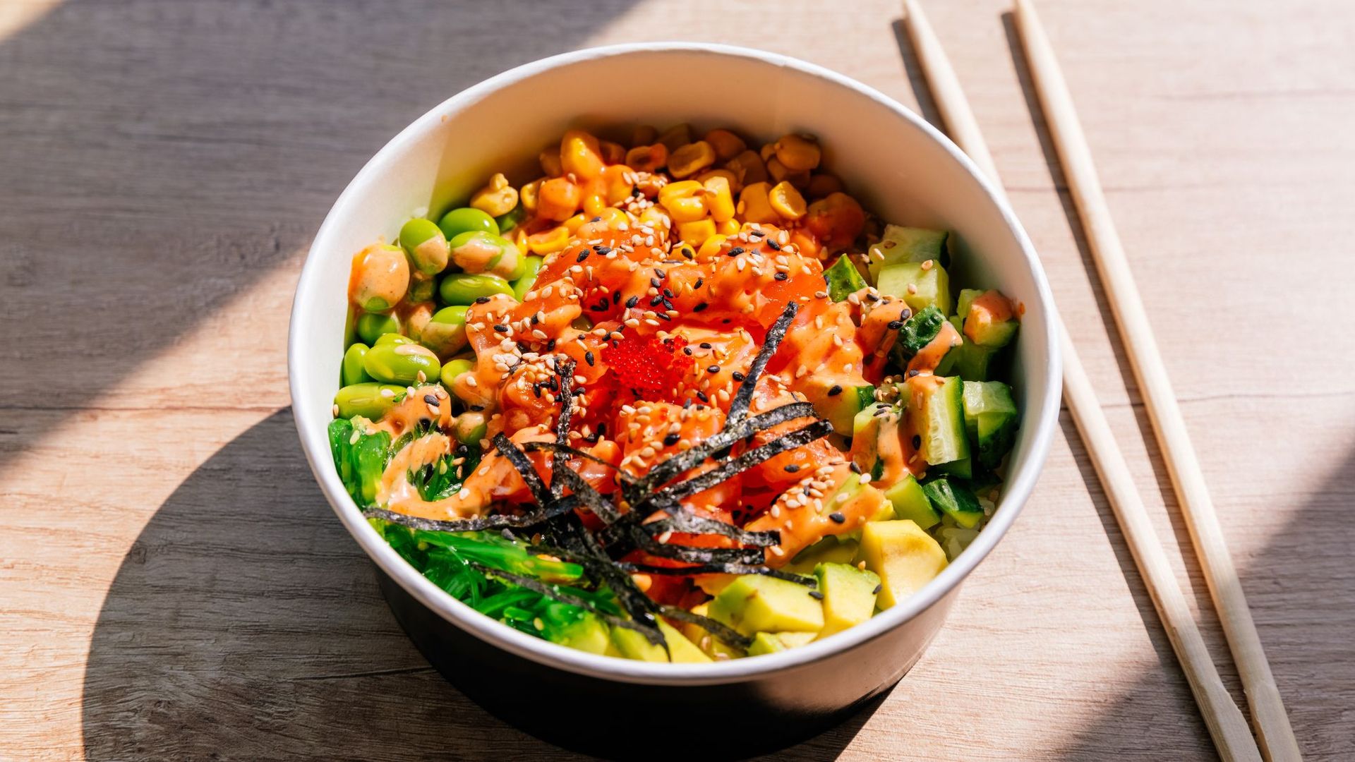 Best foods for hormones: A poke bowl