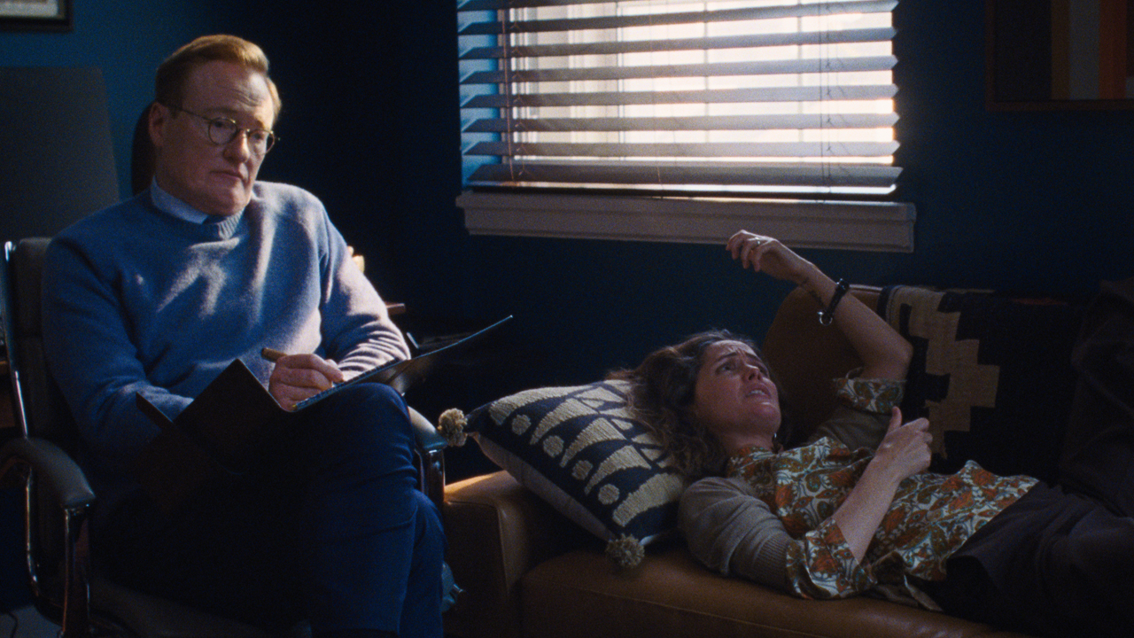 Conan O'Brien and Rose Byrne in If I Had Legs I'd Kick You