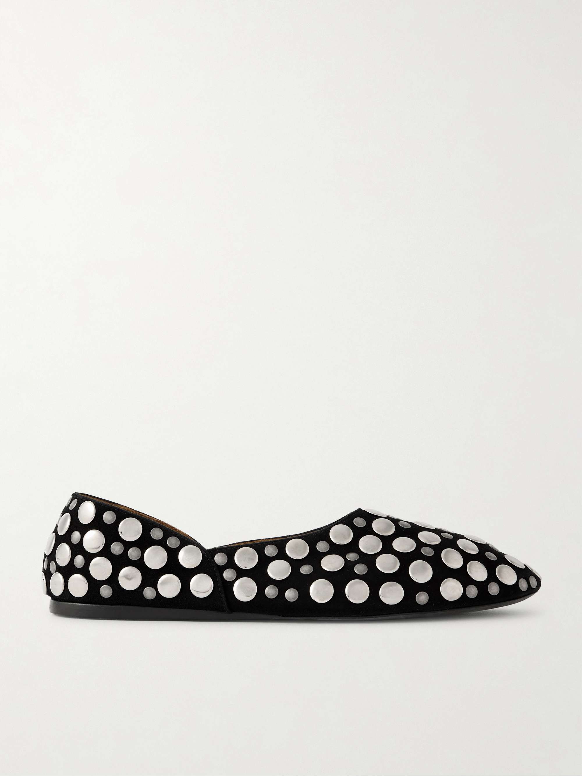 Jane Studded Suede Flats