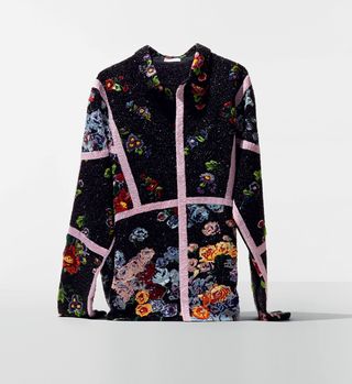 Silk organza embroidered shirt by Dior