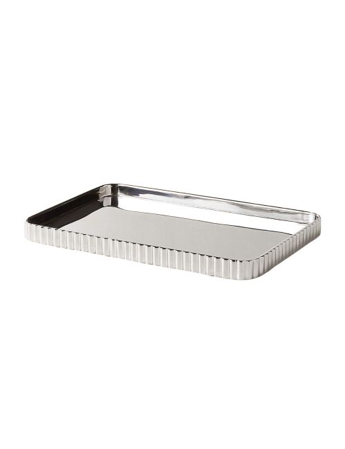 Danilo Pleated Stainless Steel Letter Tray