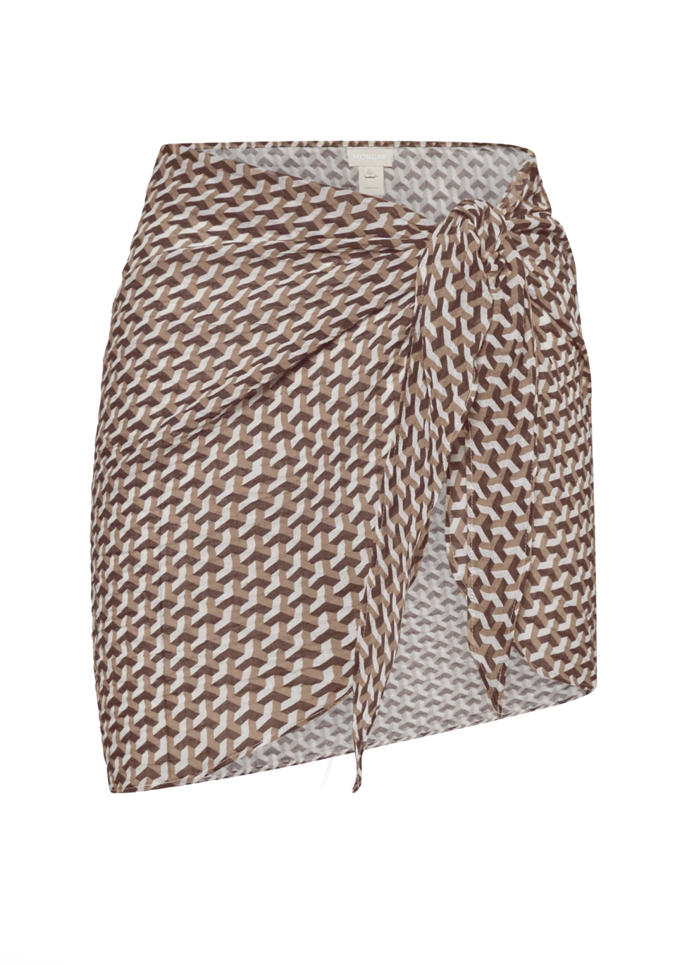 Monday Swimwear, South Beach Sarong - Husk Geo
