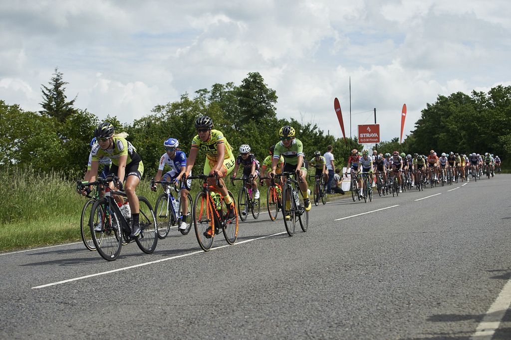 QOM leader, Ilona Hoeksma leads the way out of QOM 2