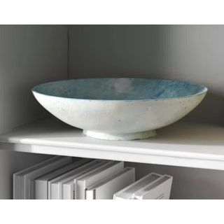 Blue decorative bowl.