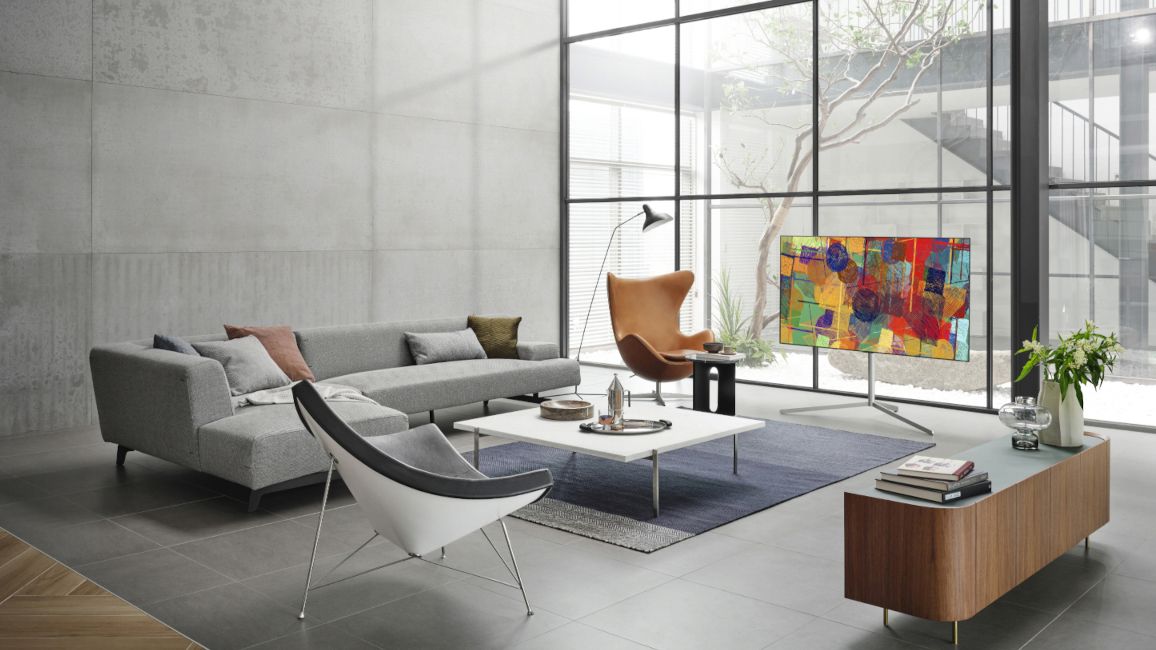 LG G1 Gallery OLED TV (OLED65G1) review excellent contrast TechRadar