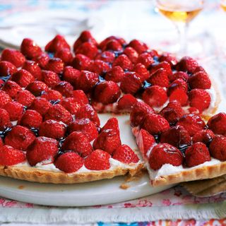 Strawberry and Ricotta Tart