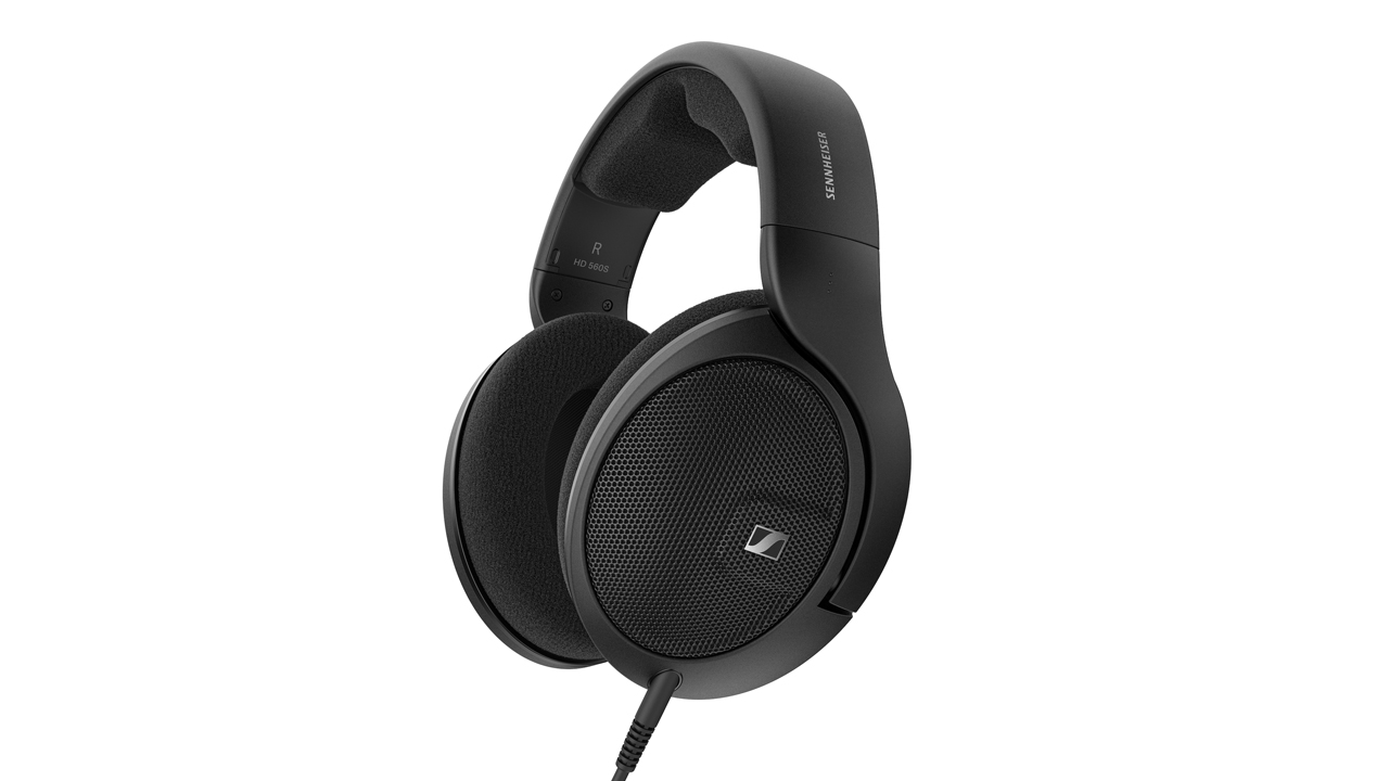 The sennheiser 560s headphones in black