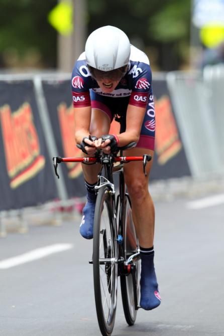 Carla Ryan (QLD) was ninth, having started first, she spent a lot of time in the 'hot seat' for fastest finisher
