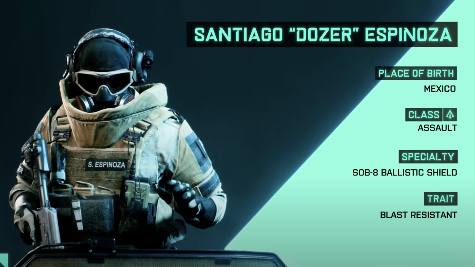 Battlefield 2042 Specialist Santiago 
