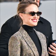 Natalie Portman attends the Dior Paris Fashion Week show 2024
