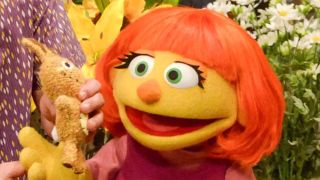 Stacey Gordon as Julia on Sesame Street