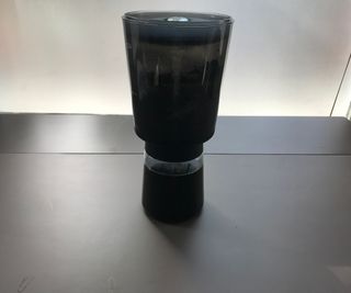 OXO compact brew with the glass container underneath it