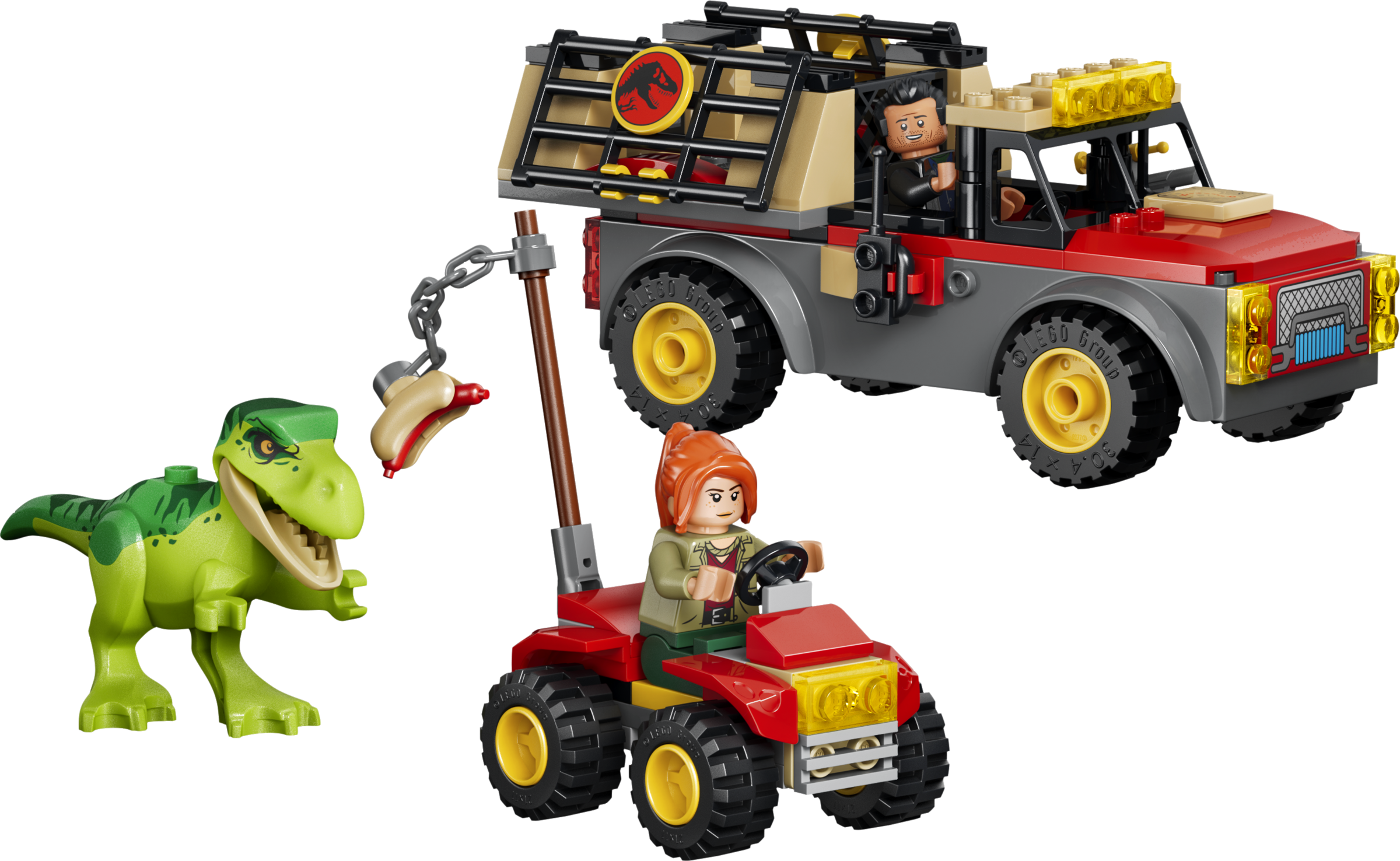 Young T. Rex Transport Truck