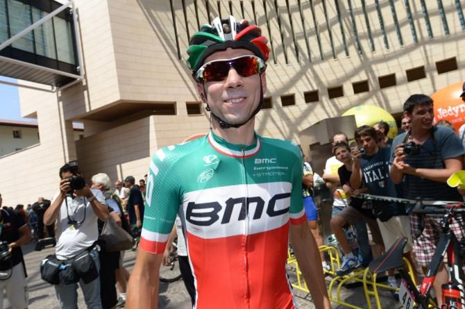 Italian champion Ivan Santaromita (BMC) awaits the start of the Tour of Poland's opening stage