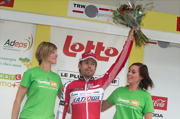Oscar Freire (Katusha) was awarded the most combative prize.
