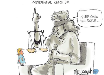 Political&nbsp;Cartoon&nbsp;U.S. Trump Statue of Liberty