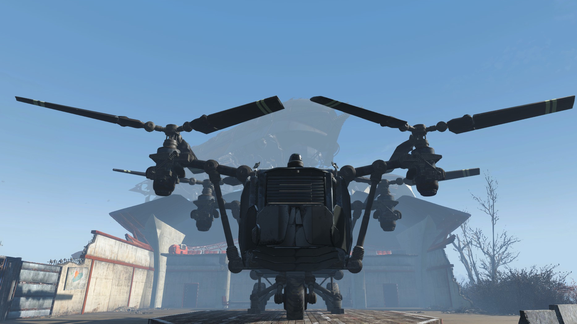 Fallout 4 mod gives you a movable home base built inside a Vertibird