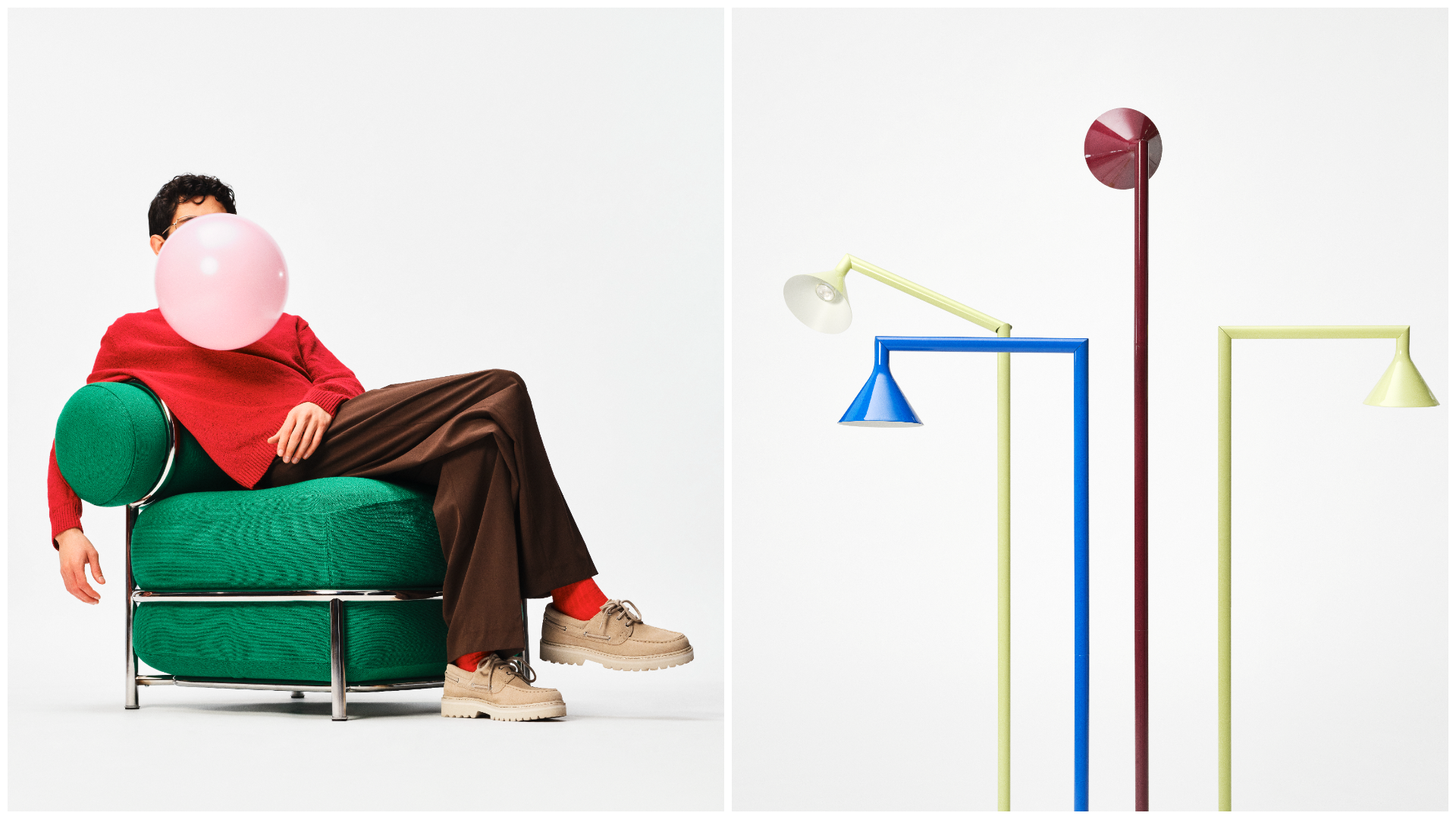 Chair and lamps from Ikea PS 2026 furniture collection debuted at Milan Design Week 2026