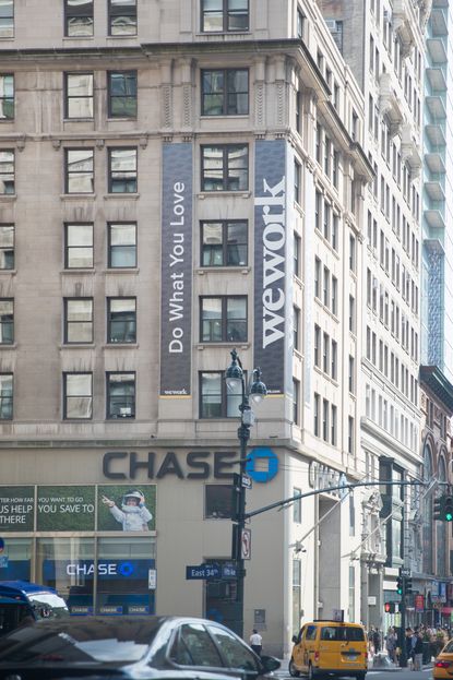 WeWork office in Manhattan.