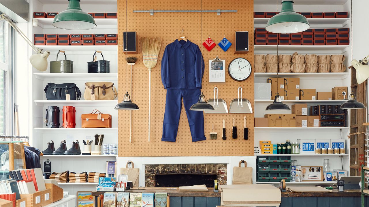 Interior of design store Labour &amp; Wait, from new book An opinionated guide to Design London