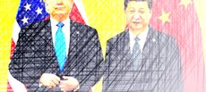 President Trump and Xi Jinping.