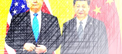 President Trump and Xi Jinping.