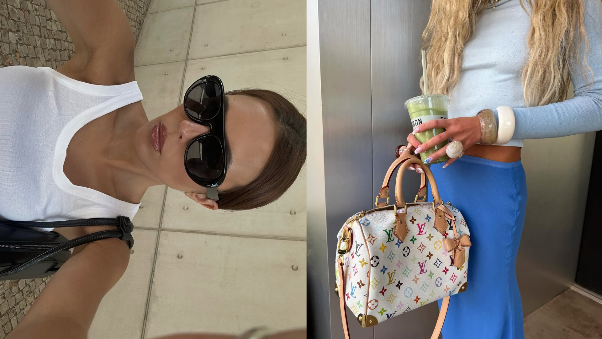 An image of woman wearing knee-length skirt, one of the biggest early summer 2026 micro trends.