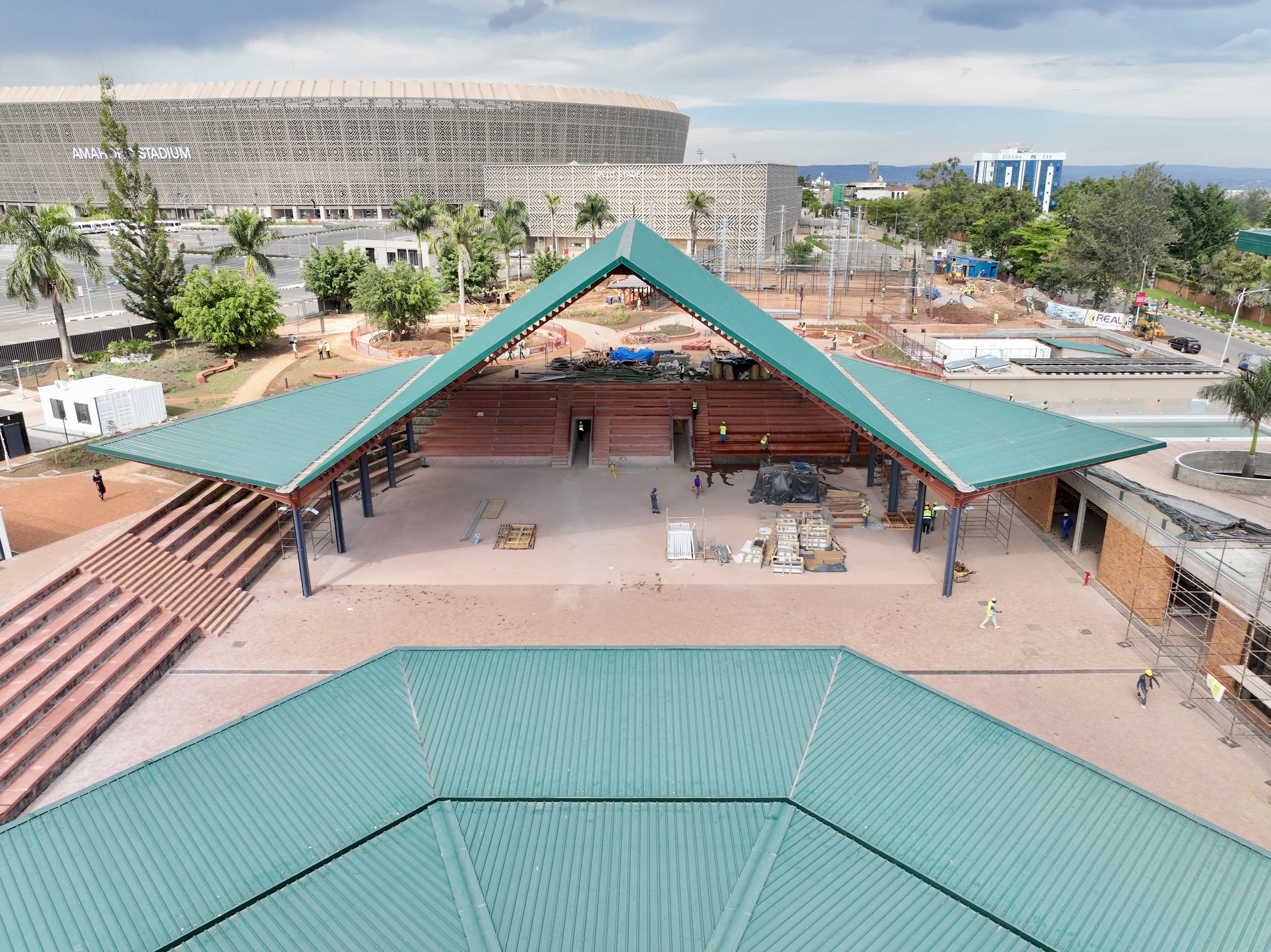 zaria court by NLÉ, in Rwanda