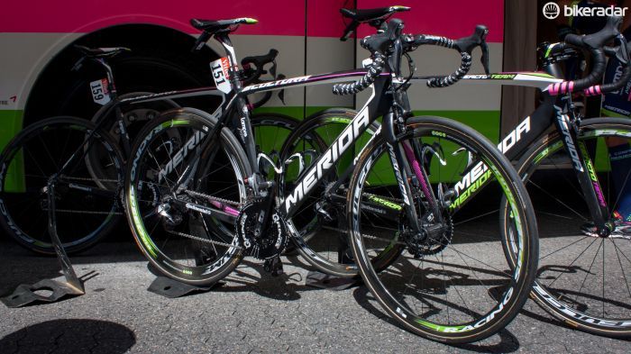 Rui Costa has chosen the ultra light Merida Scultura rather than the more aerodynamic Reacto