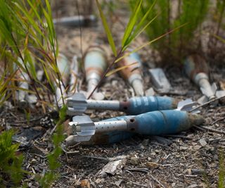 Unexploded WW2 bombs