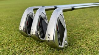 Wilson 2025 Dynapwr Irons on the green