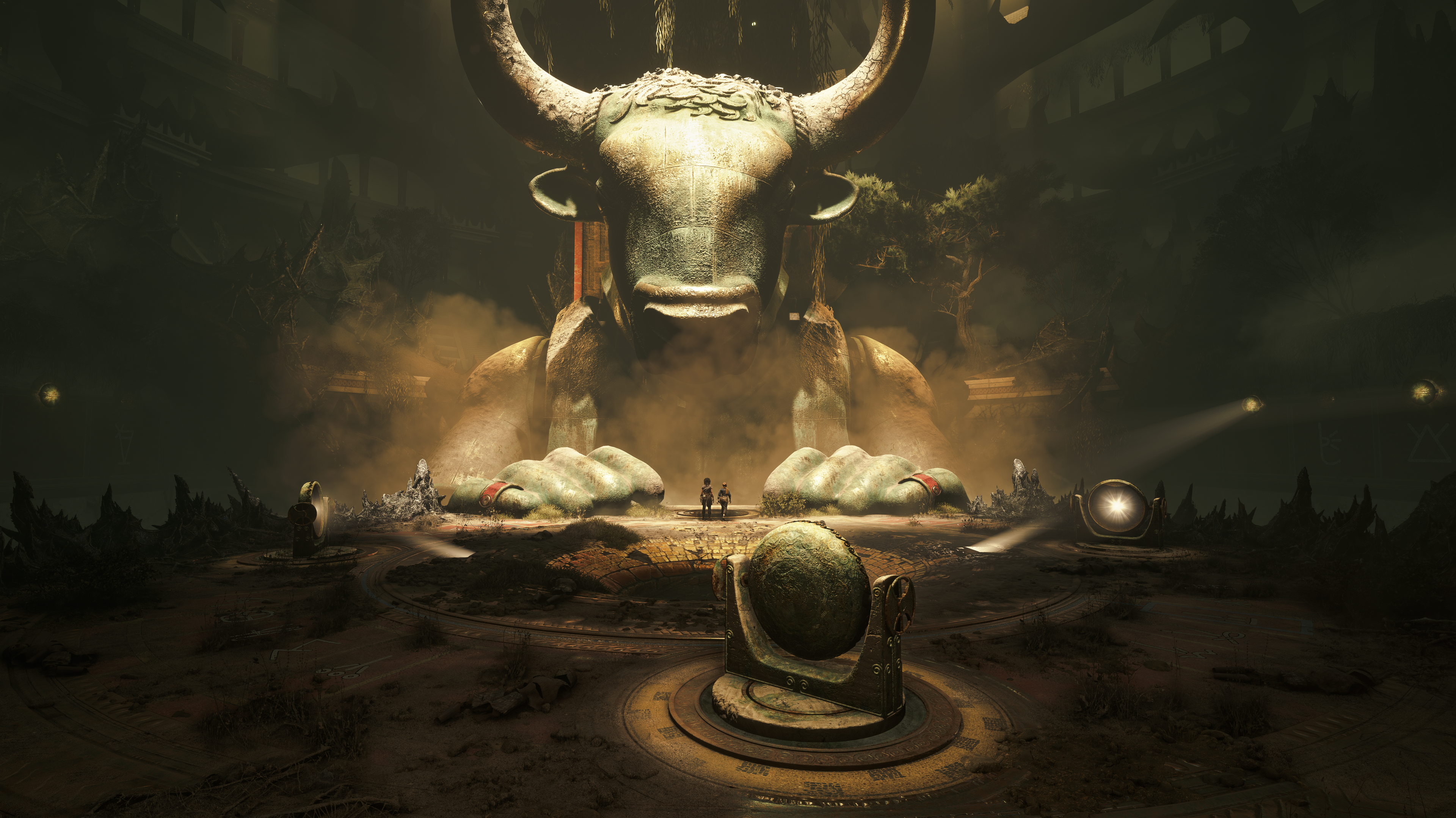 Screens of a fantasy game set in ancient Greece and medieval Greece