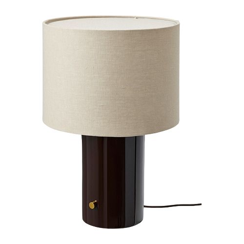 IKEA, HALGATT Table Lamp (Brown Ceramic)
