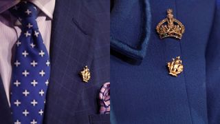 King Charles and Queen Camilla's Blue Peter Badges
