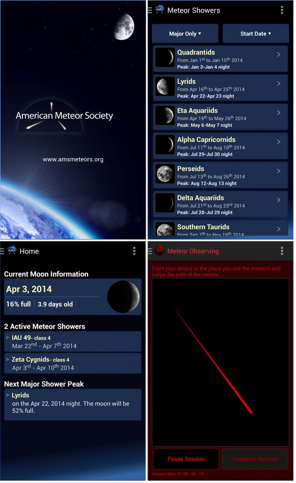 Catch a 'Falling Star' Exploring Meteor Showers with Mobile Apps Space