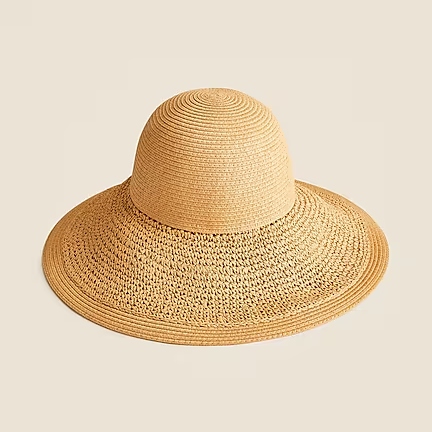 J. Crew Textured Summer Straw Hat